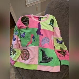 Stunning Wizard Of Oz Queen Of Sparkles Sweatshirt-NWT